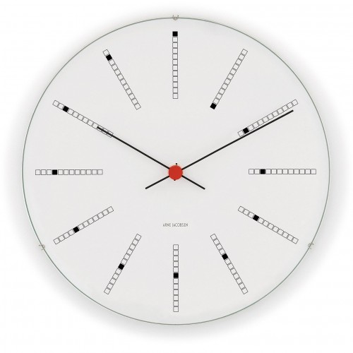 Horloge Bankers - Ø21cm - cadran blanc