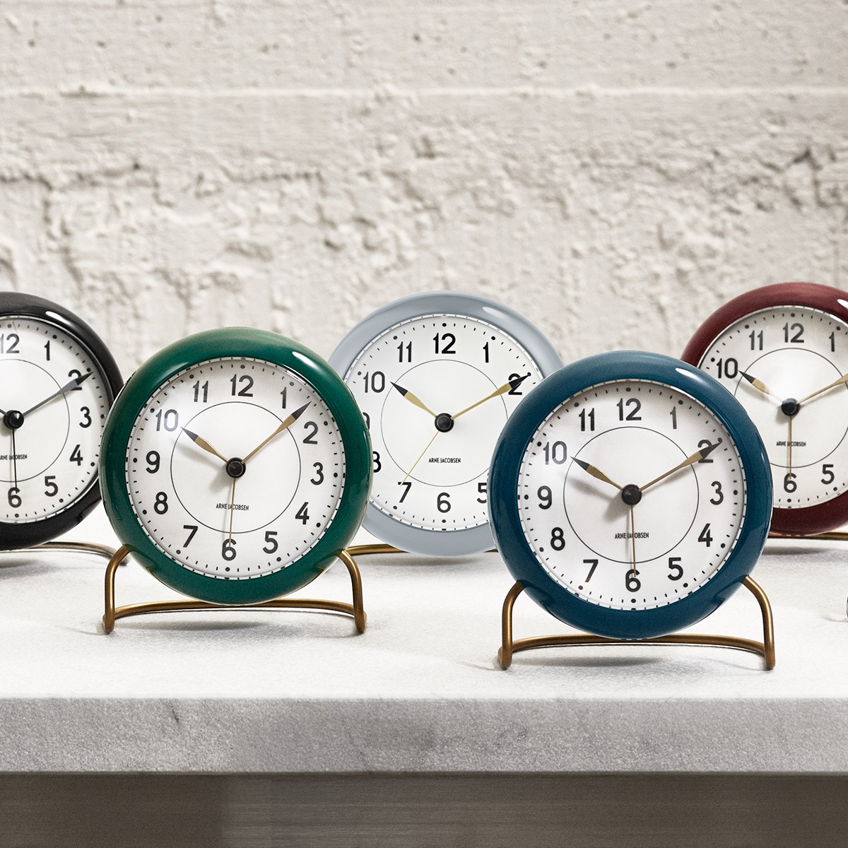 AJ Station alarm clock green Arne Jacobsen