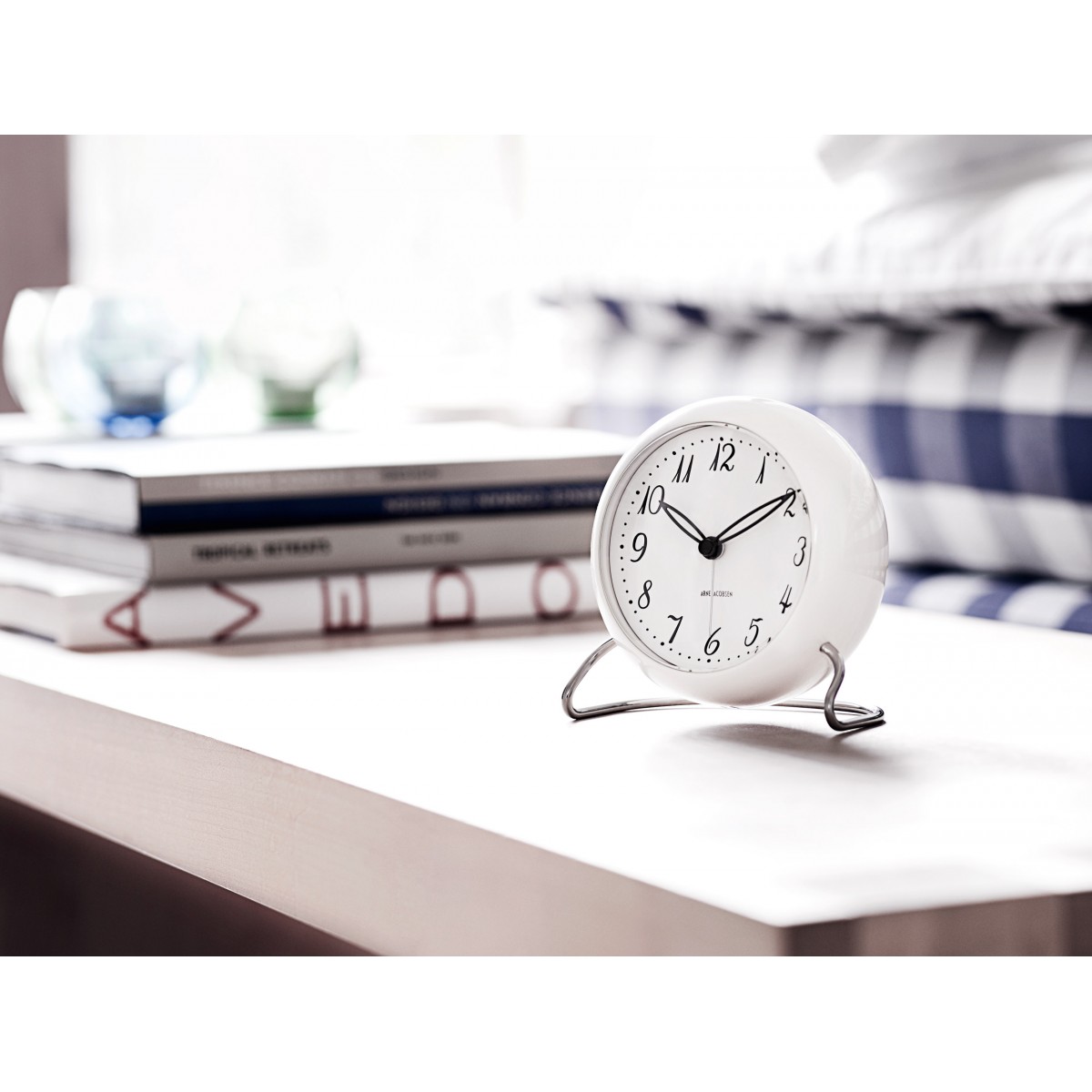 AJ LK alarm clock white Arne Jacobsen