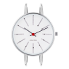 Montre Bankers - Ø30 ou Ø34 mm - acier/blanc, bracelet jonc