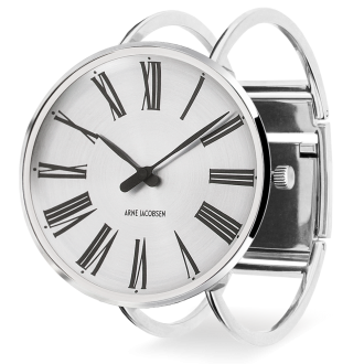 Roman watch - Ø30 ou Ø34 mm – steel/white, bangle