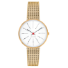 Montre Bankers - Ø30, Ø34 ou Ø40 mm – Or/blanc, bracelet maille