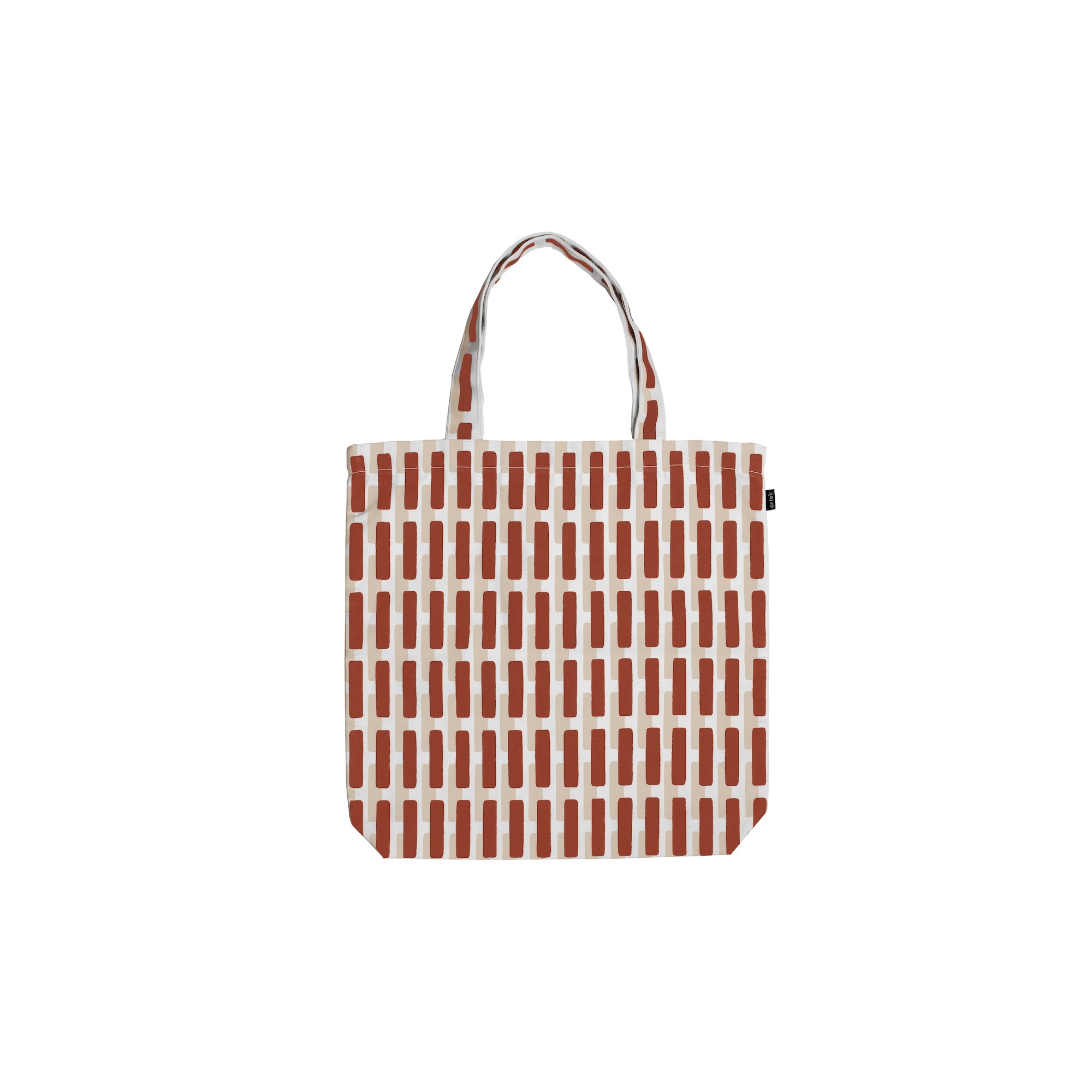 Tote bag 41x41cm - Siena brique / ombre sable - Artek