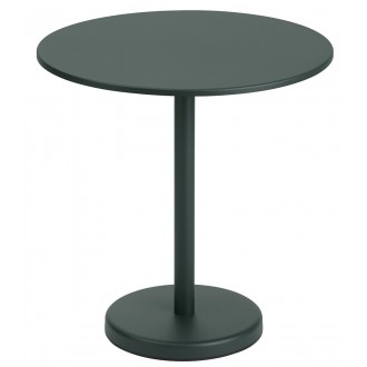 table Ø70 dark green - Linear Steel