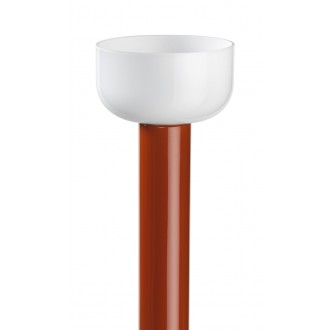 Bellhop floor lamp - white/brick red (F1070075) - Flos