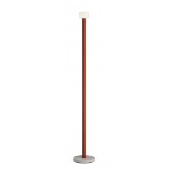 Bellhop floor lamp - white/brick red (F1070075) - Flos