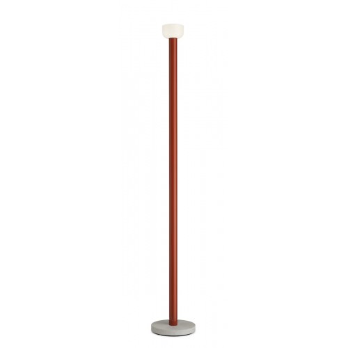 lampadaire Bellhop - blanc/rouge brique (F1070075) - Flos