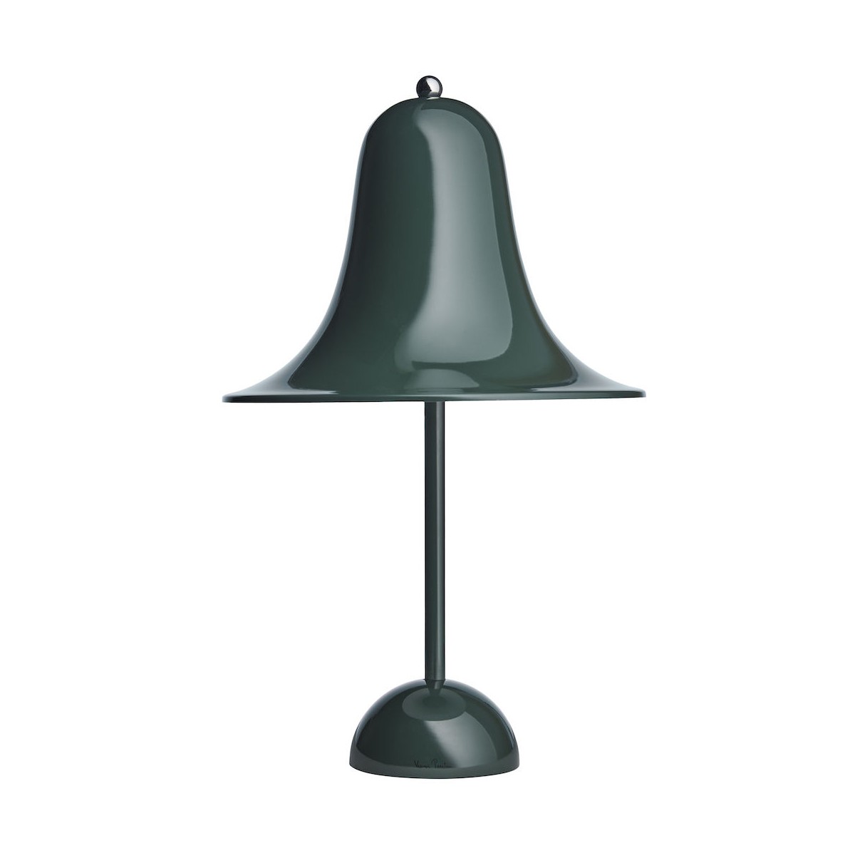 Lampe de table Pantop – Vert foncé - Verpan