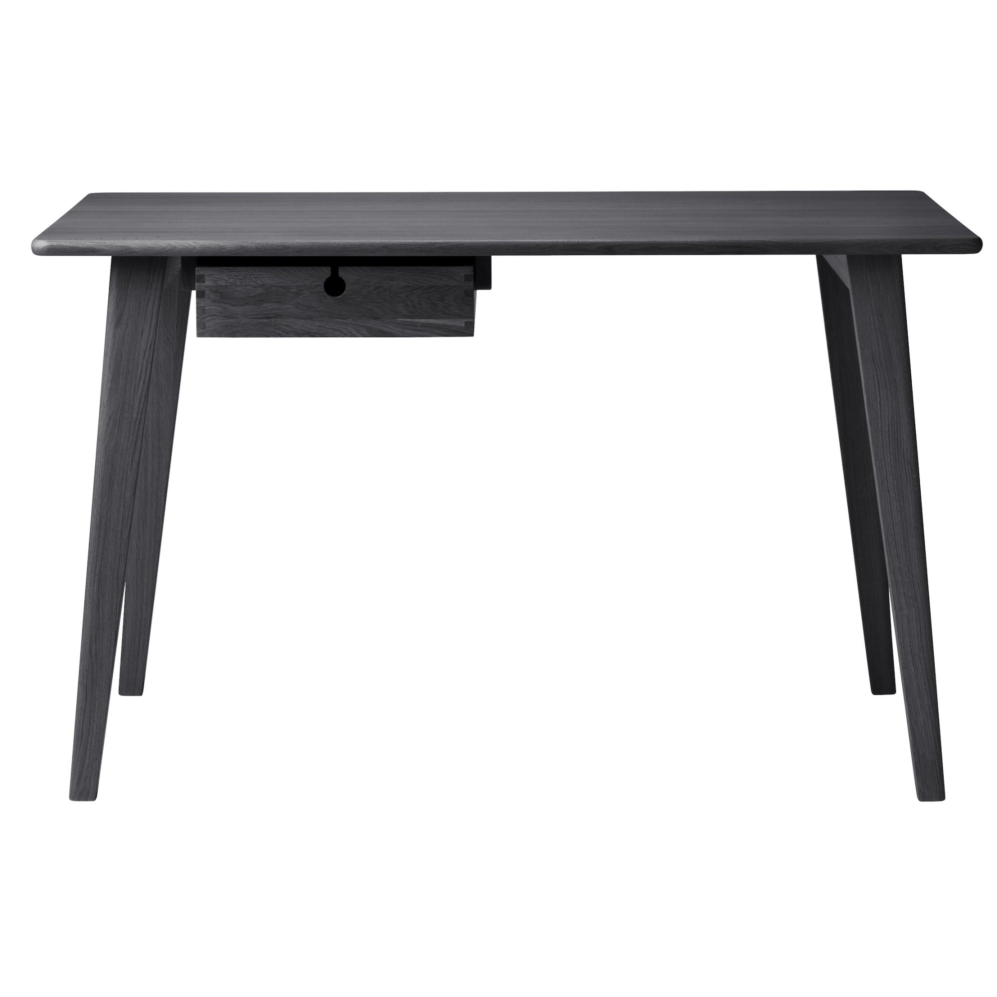 SOLD OUT Desk Butler C67 –  black oak – 120 x 60 cm - FDB Møbler