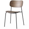 sans accoudoirs - chêne foncé / piètement noir - Co Chair* - Audo Copenhagen