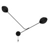 soft black semi matt - Satellite wall / ceiling lamp - Gubi