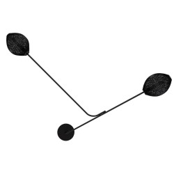 soft black semi matt - Satellite wall / ceiling lamp - Gubi