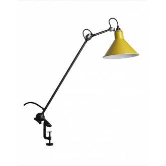 black, yellow cone - Gras 201 - architect lamp