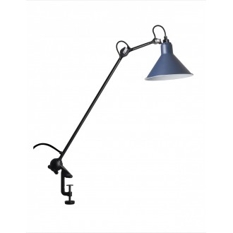 black, blue cone - Gras 201 - architect lamp