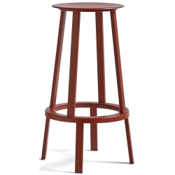 rouge - H65 - tabouret de bar Revolver - HAY