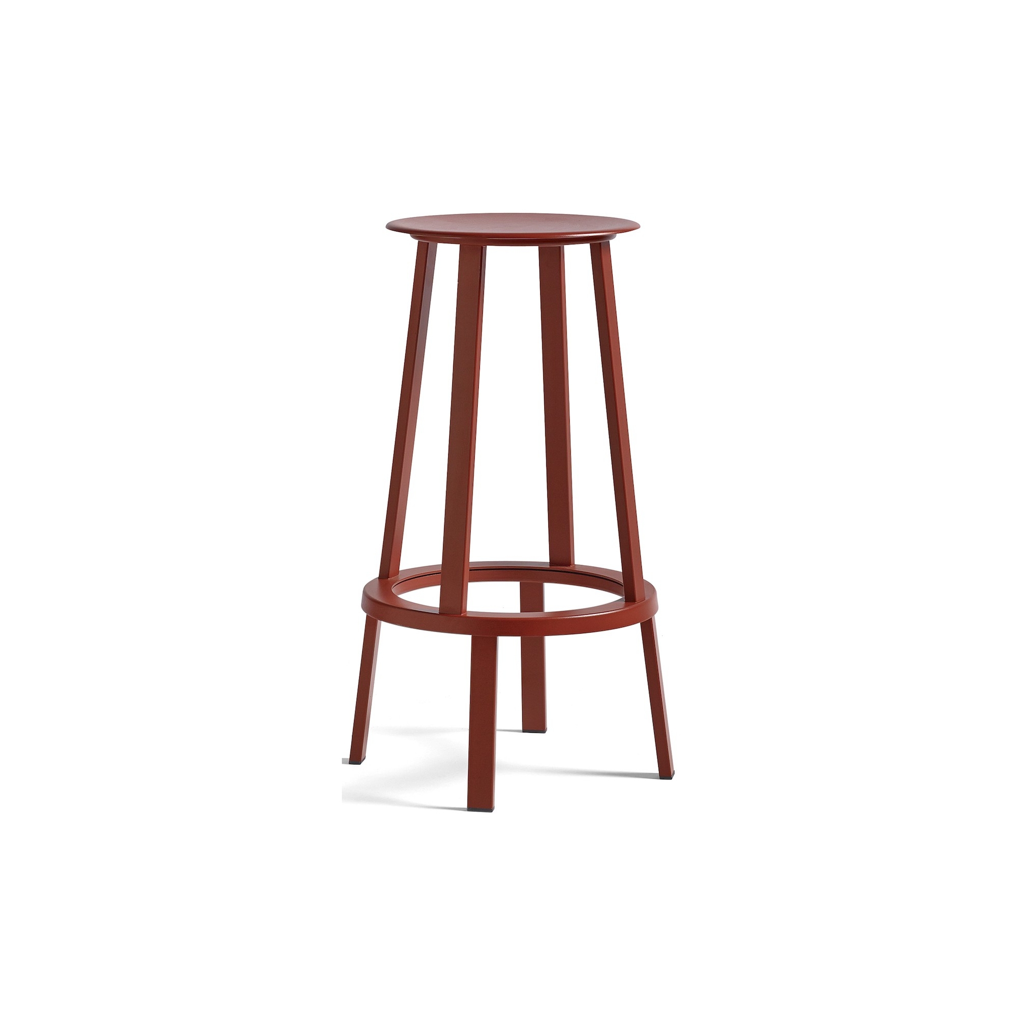 rouge - H65 - tabouret de bar Revolver - HAY