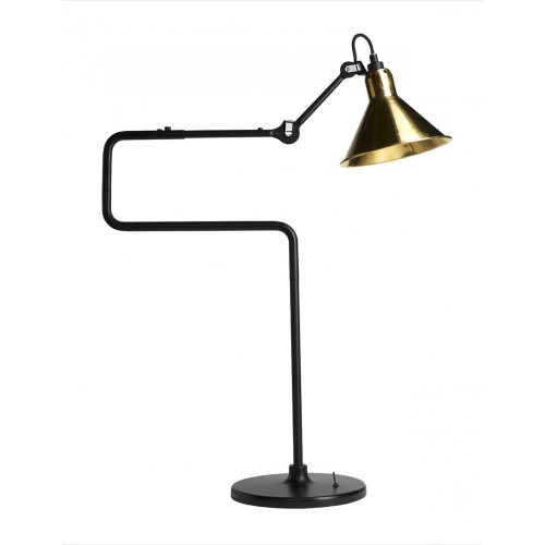 black / conic brass - Gras 317 - table lamp - DCW éditions