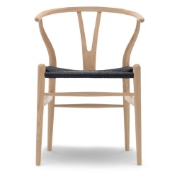 Carl Hansen & Søn – CH24 chair, white oiled oak and black papercord