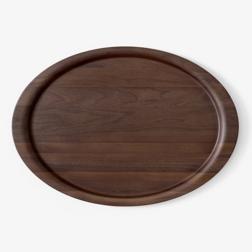 54x38cm, lacquered walnut – Tray SC65 - &Tradition