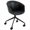 Soft - black Silk leather - black base - AAC25 soft - HAY