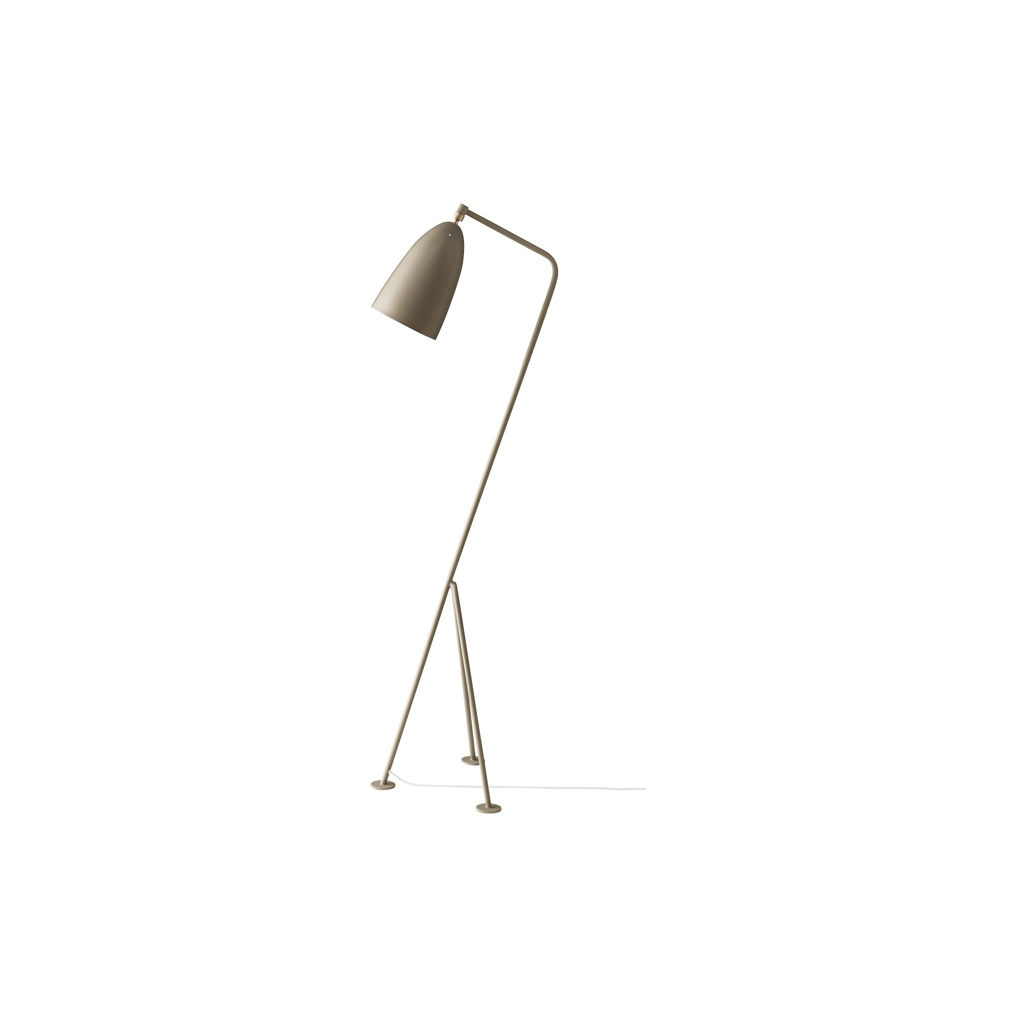 warm grey - Gräshoppa floor lamp - Gubi