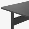 black linoleum - black painted oak and black steel base - Pavilion AV16 desk - &Tradition