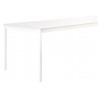 Blanc (stratifié) / Bois / Blanc – Table Base 140 x 80 x H73 cm