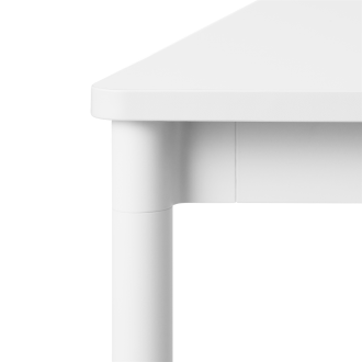 Blanc (stratifié) / Blanc / Blanc – Table Base 190 x 85 x H73 cm