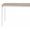 Chêne / Bois / Blanc – Table Base 250 x 90 x H73 cm