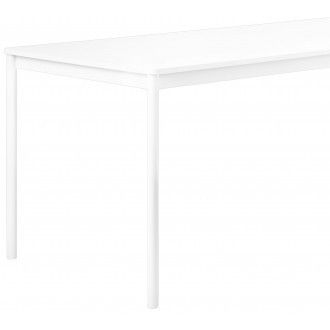 Blanc (stratifié) / Blanc / Blanc – Table Base 80 x 80 x H73 cm