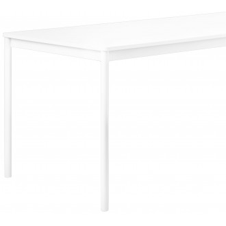 Blanc (stratifié) / Blanc / Blanc – Table Base 140 x 70 x H73 cm