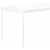 Blanc (stratifié) / Blanc / Blanc – Table Base 140 x 70 x H73 cm