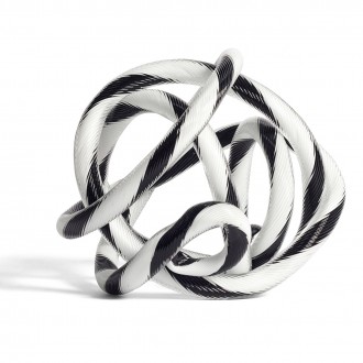 EPUISE - S Ø9 cm - noir et blanc - Knot n°2 - HAY