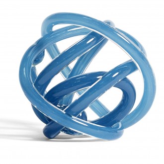 SOLD OUT - M Ø15 cm - blue steel - Knot n°2 - HAY