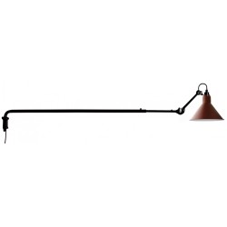 black / conic red - Gras 213 - wall lamp - DCW éditions