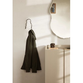 Double hook - black brass - Curvature - Ferm Living