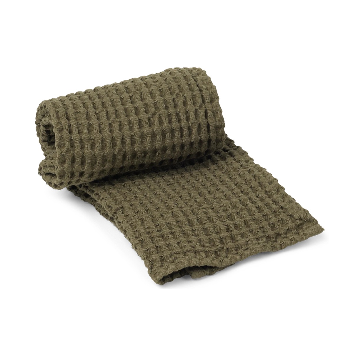 50 x 100 cm - olive - Organic hand towel