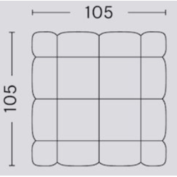 Otto. 05 - Atlas 631 - Quilton - canapé modulable HAY - HAY