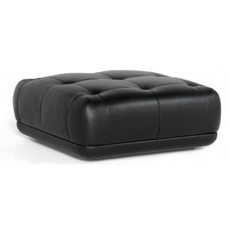 Otto. 05 - Sense black leather - Quilton - HAY modular sofa