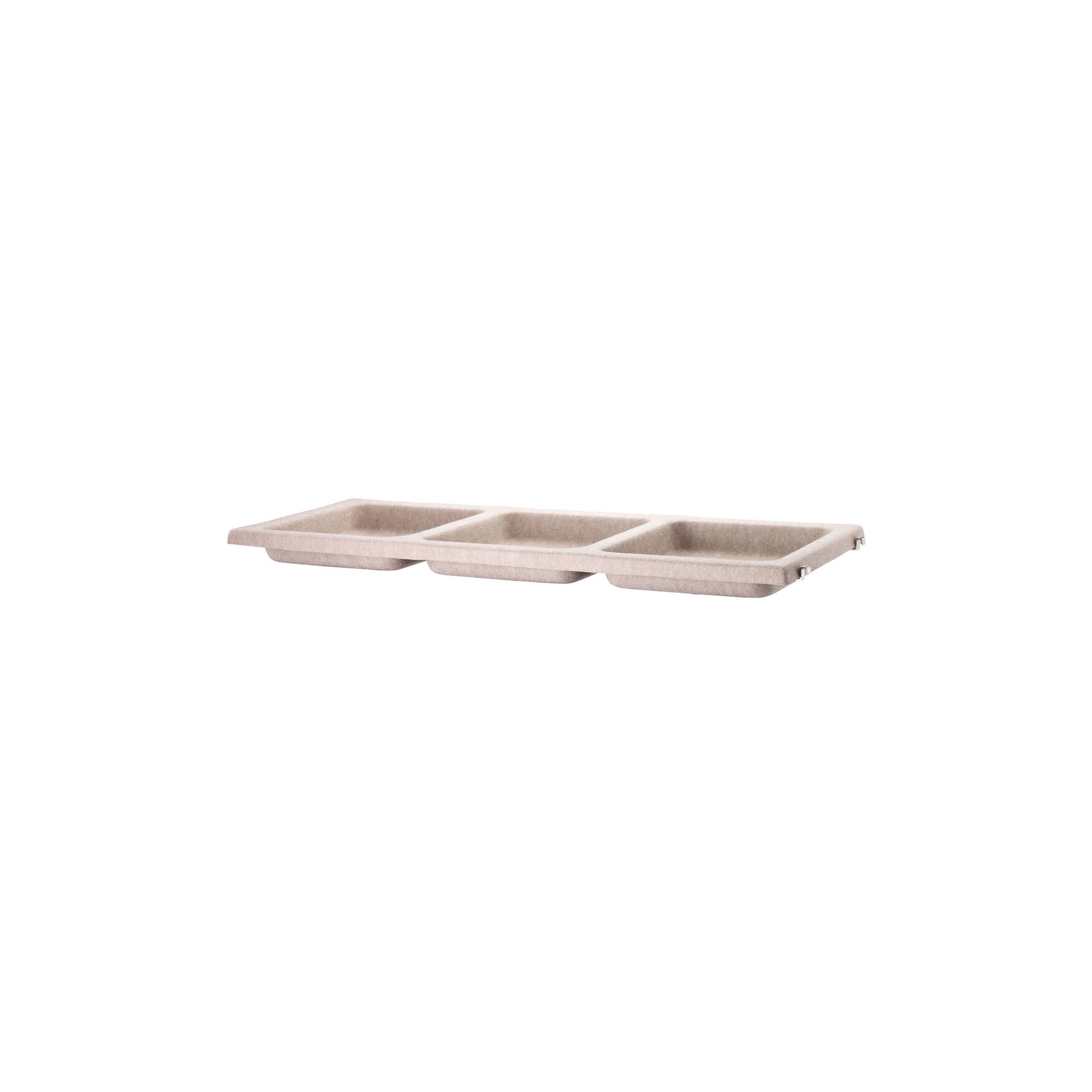 felt beige - bowl shelf L78xP30 - String Furniture