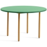 green / ochre - Ø120x74 cm - TWO-COLOUR table - HAY