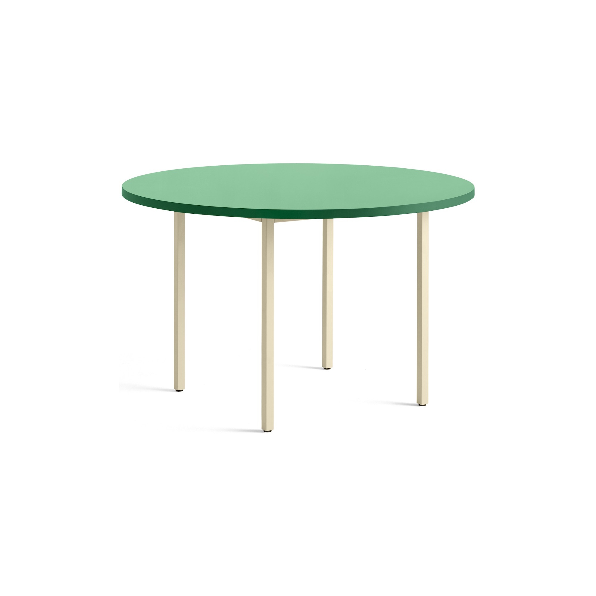 vert / ivoire - Ø120x74 cm - table TWO-COLOUR - HAY