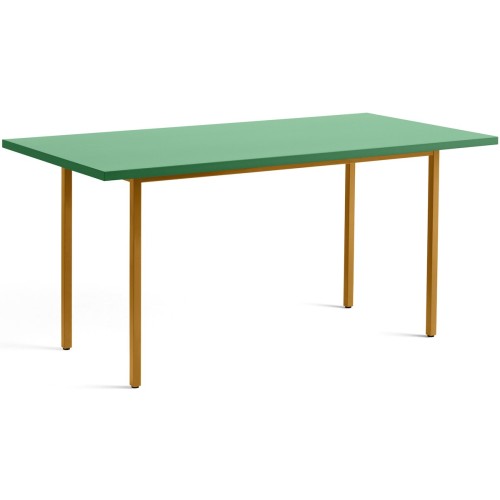 green / ochre - 160x82xH74 cm - TWO-COLOUR table - HAY