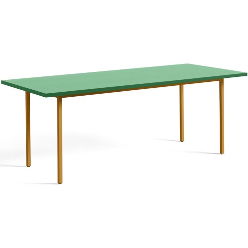 vert / ocre - 200x90xH74 cm - table TWO-COLOUR - HAY