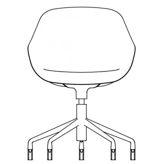 AAC153 (fully upholstered + wheels + gaslift)