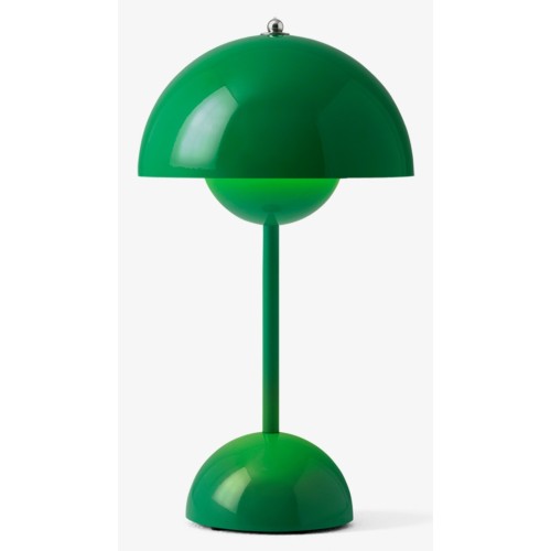 &Tradition – FlowerPot VP9 wireless table lamp, signal green