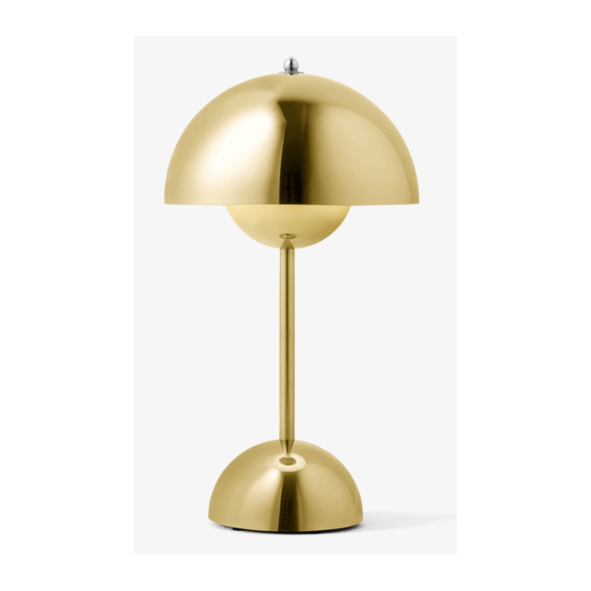 &Tradition – FlowerPot VP9 wireless table lamp, brass plated