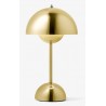 &Tradition – FlowerPot VP9 wireless table lamp, brass plated