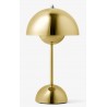 &Tradition – FlowerPot VP9 wireless table lamp, brass plated