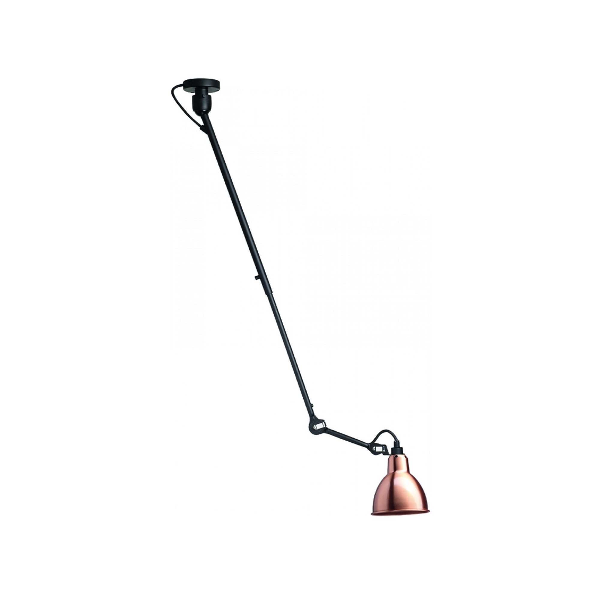 black / round copper - Gras 302 L - pendant - DCW éditions